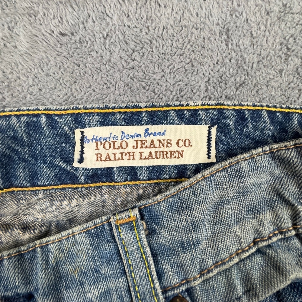 Polo Jeans Co Ralph Lauren Whitney Jeans Womens 10 Blue Straight Leg Medium Wash - Picture 6 of 14